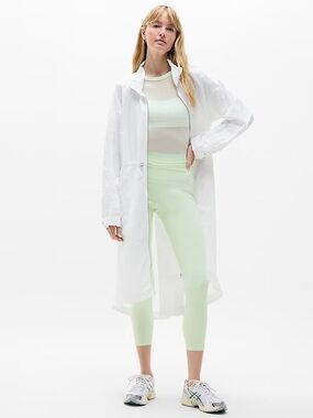 Athleta White Pursuit Anorak